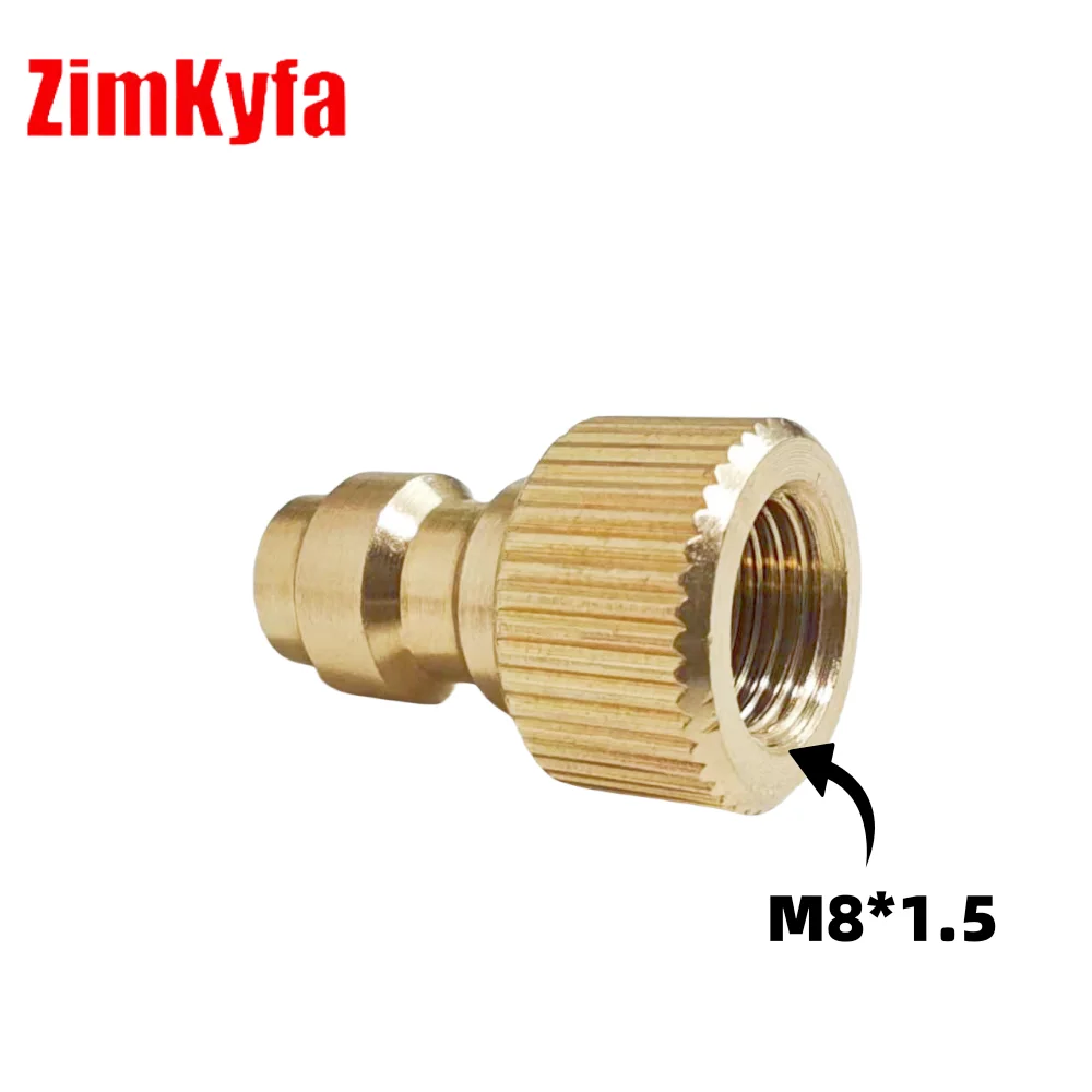 HPA GAS Foster Quick Disconnect AIR CO2 QC02 M10 NPT BSP G1/8" Füllnippel Stecker/Buchse Adapter Kopplerstecker 8mm – Detail 18