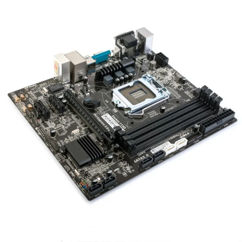 B85M-G PRO V21 computer motherboard, B85 LGA 1150 4xSATA III, 2xSATA II interface