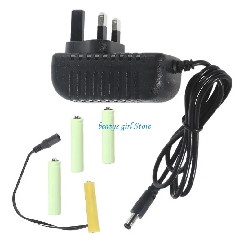 C7AB Power Supply 6V LR3 AAA Battery Eliminators Cable for LED Light Lamps Clock Toy