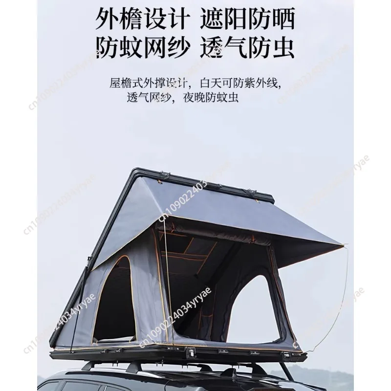 Rooftop Tent Outdoor Aluminum Hard Shell Roof Tent Custom Camping 4x4 Off-road Vehicle Car Hard Shell Pop-up Roof Tent