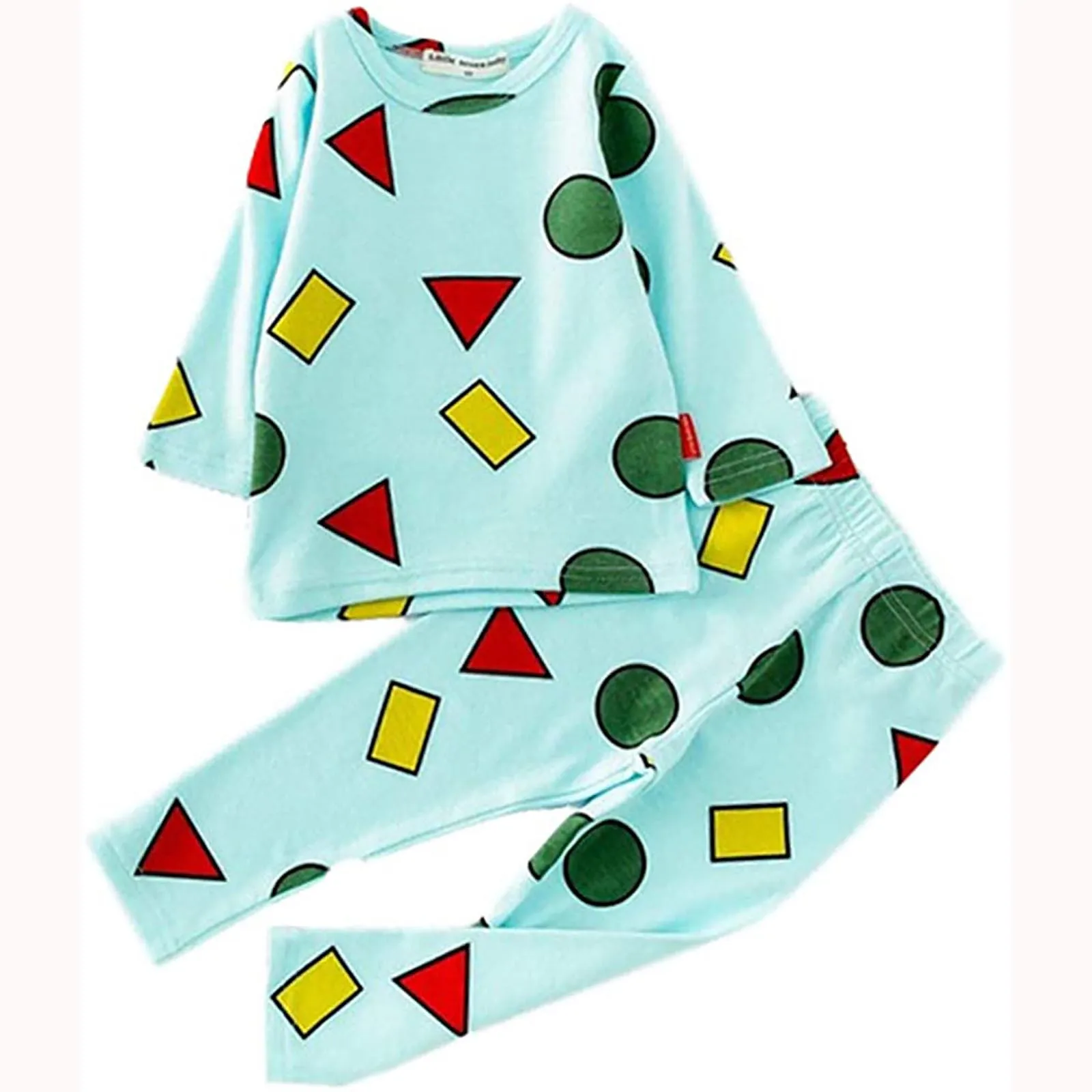 Kawaii Cute Crayon Shin-Chan Pajamas Long Sleeved Pants Short Sleeved Shorts Loose Comfortable Baby Boy Summer Children Clothes