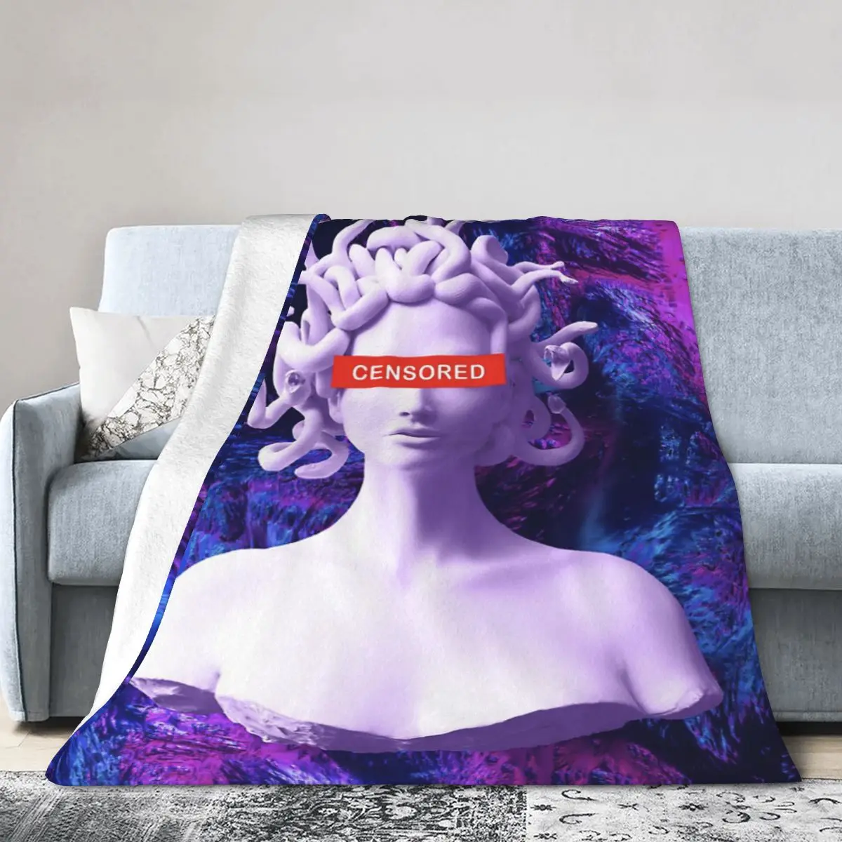 Medusa Head Bed Blanket Flannel Blanket Flannel Blanket Air conditioning blanket