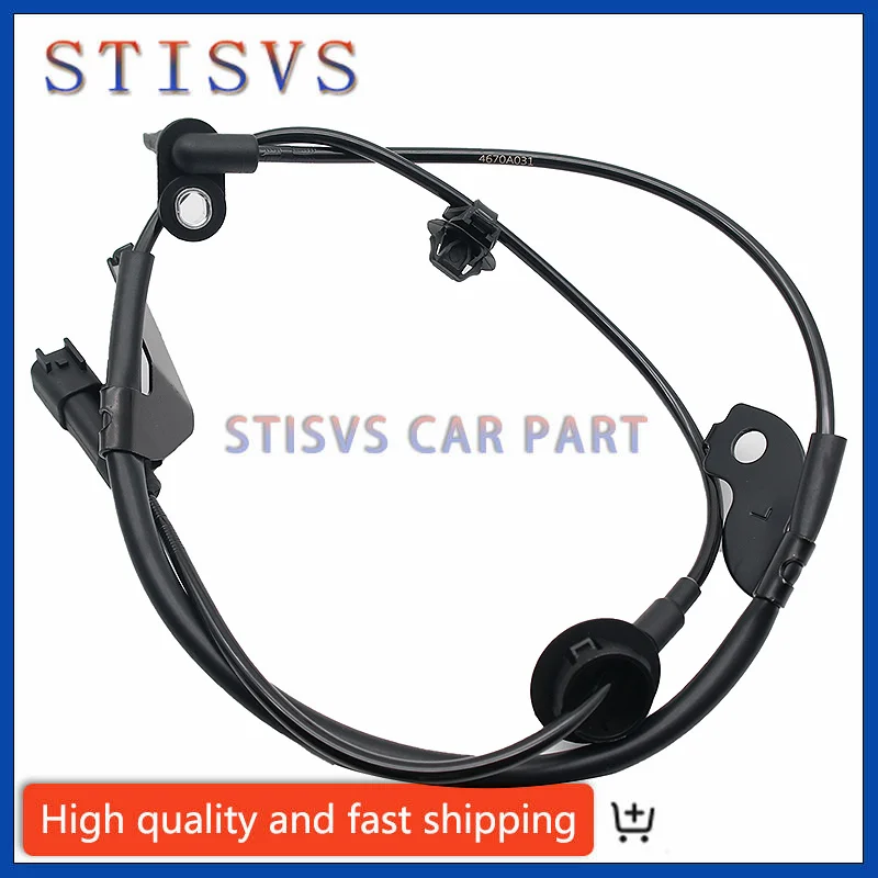 Front Left ABS Wheel Speed Sensor 4670A031 for Mitsubishi Lancer Outlander 2007-2014 4670A575 4670A645 4670A823 4545G2 New