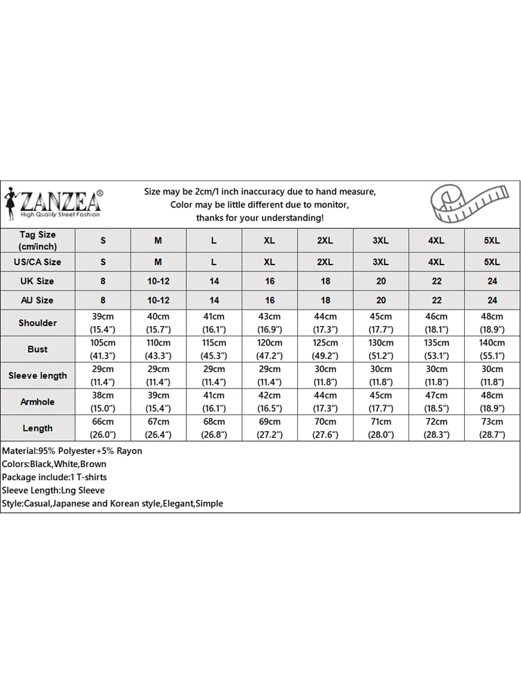 Zanzea เสื้อคลุมแขนยาวคอวีทรงหลวมสำหรับผู้หญิง, เสื้อทูนิคแขนยาว MODE Korea Kaus bergaris ลำลอง2024ฤดูใบไม้ร่วง