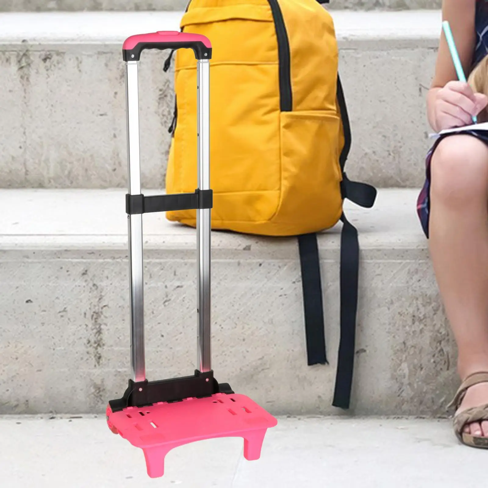 

Backpack Hand Truck Portable Foldable Backpack Trolley for Children Kids