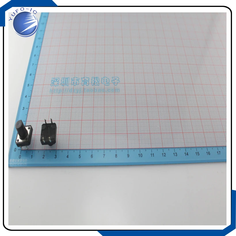 10PCS/LOT 12*12*14 Tactile Push Button touch switch imported 12*12*14MM 12X12X14