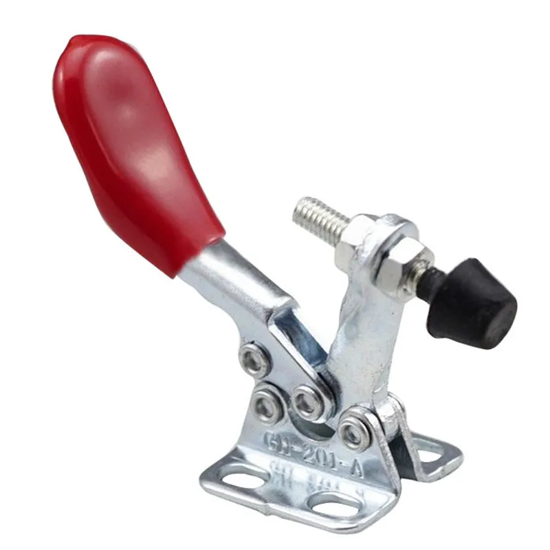 

【Hot-Selling!】1Pcs Hand Tool Toggle Clamp Vertical With 4 PCS 60 Lbs Antislip Covered Hand Tool Toggle Clamp Horizontal Clamp 20