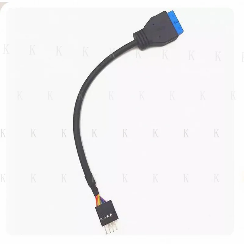 C FOR  20p Female to 9p Male 19 P Male to 9p Adapter Cable For Chassis Motherboard New