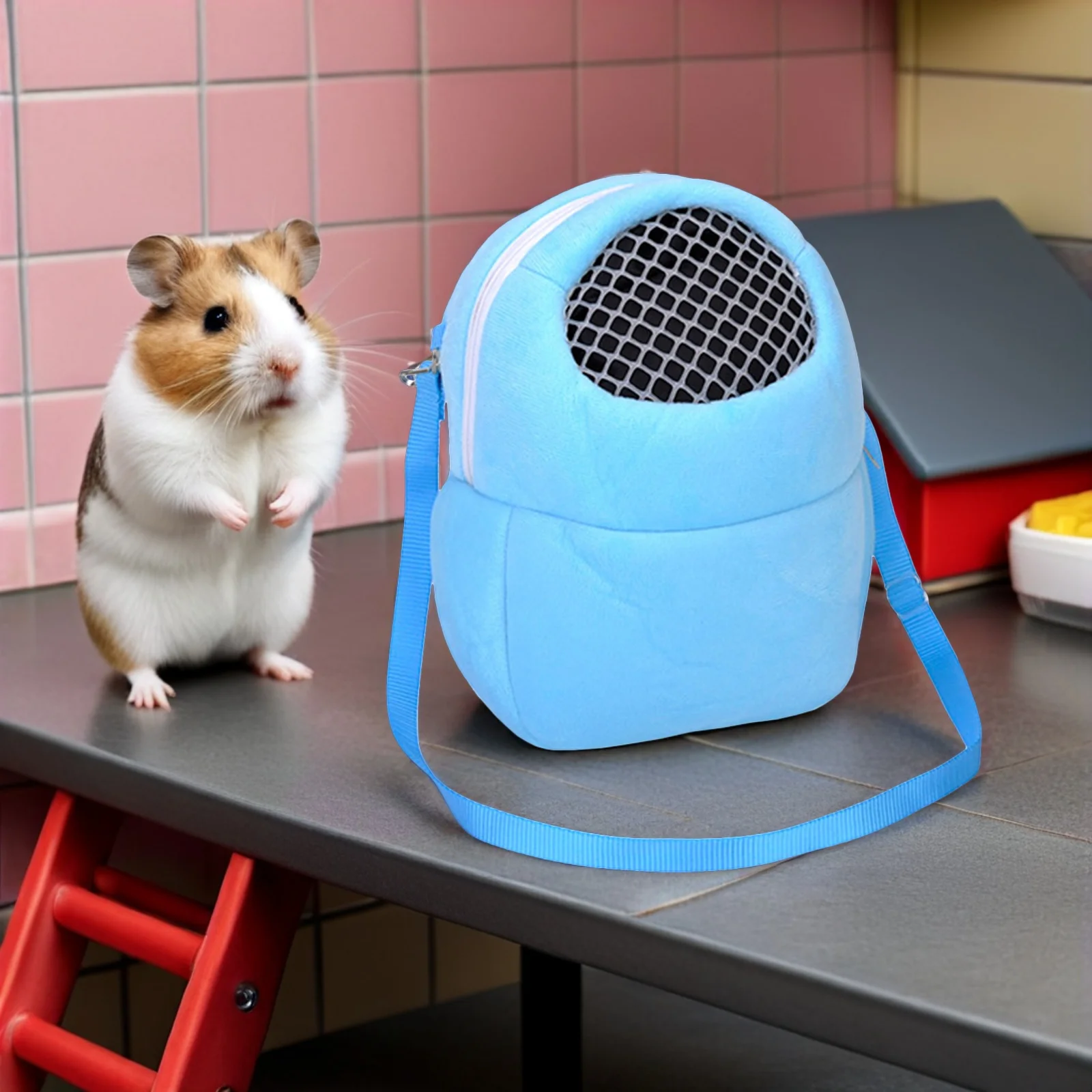 

3Pcs Breathable Pet Backpack Outdoor Carrier Hamster Chinchilla Squirrel Reptile Travel Bag Portable Small Animal Carrying Case