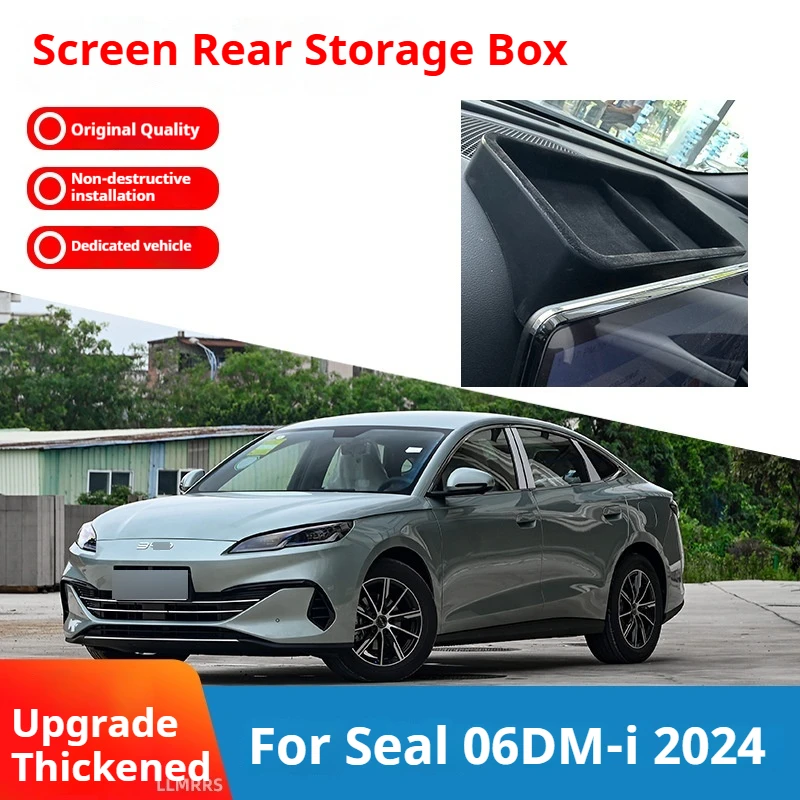 For 2024 BYD Hiace 06DM-i central control screen rear storage box storage box car accessories storage box car gadget