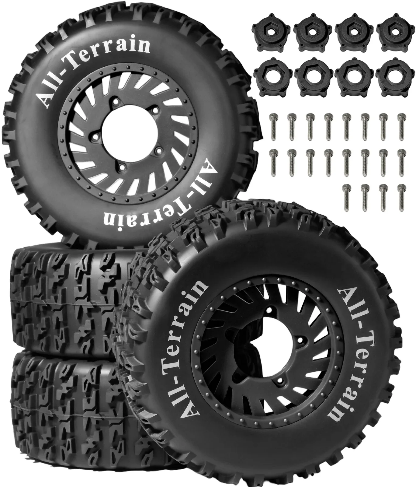 

RC Short Course Truck Wheels 12 17mm Hex for 1/8 1/10 Scale RC Car Truck Monster ARRMA Trxs Slash HPI VKAR Redcat HSP