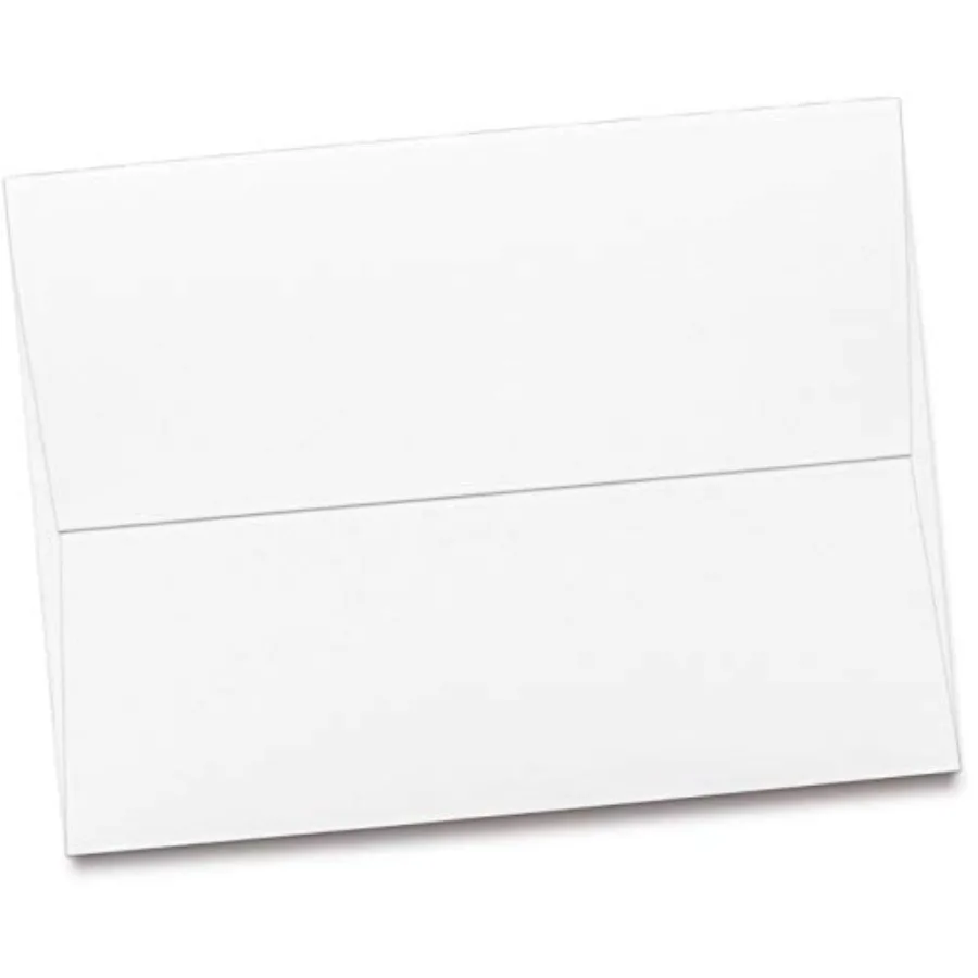 

Белые конверты A6, 4 3/4" x 6 1/2", 60 фунтов, с клеевым клапаном, квадратные, для буклетов (упаковка 1000 шт.)