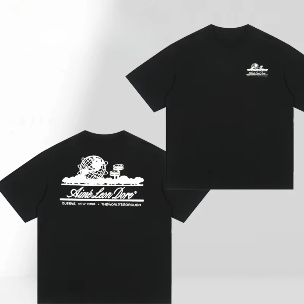 2026 Vintage City Landmark Graphic T-Shirt Kids Adults Heavy Pure Cotton Crew Neck Short Sleeve Casual Streetwear Tee