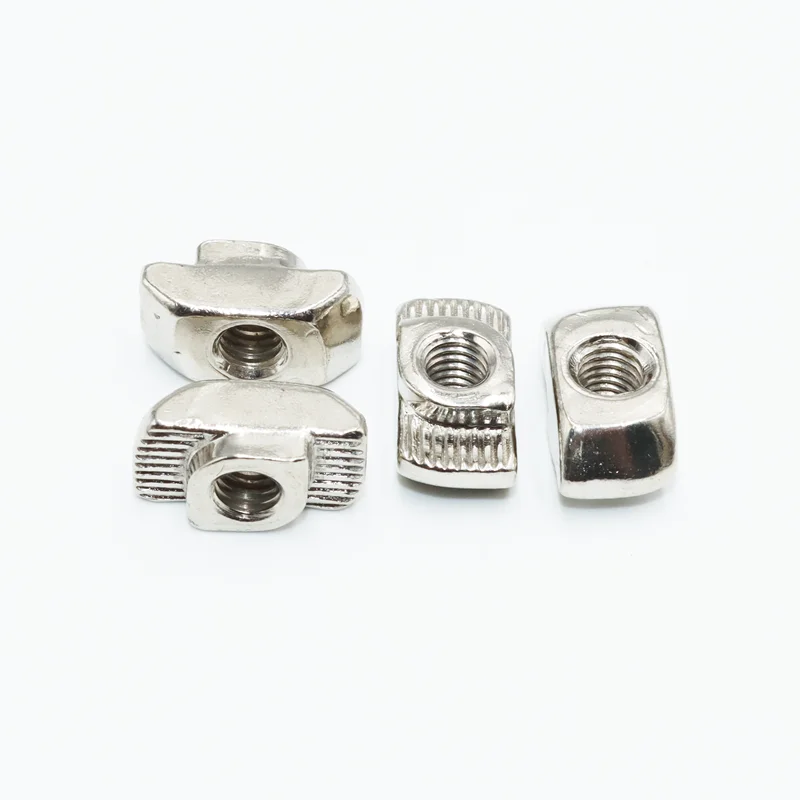 50 teile/los m3 m4 m5 für 20 30 40 45 Schlitz t-Mutter Schiebe t Muttern Hammer Tropfen in Mutter befestigen Stecker eu Aluminium Extrusion profil – Detail 5