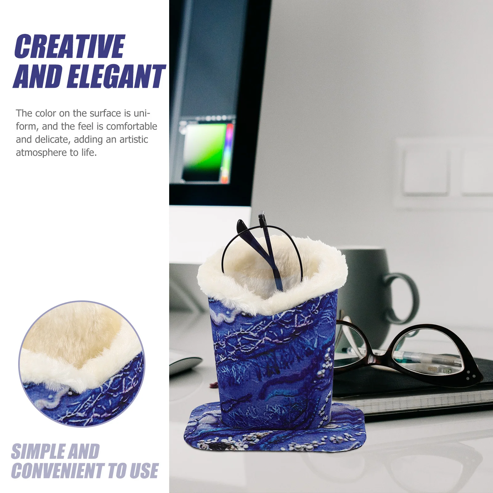 

Holder Glasses Stand Scratch Resistant Desktop Base Glasses Stands For Home Office Study Decorative Display