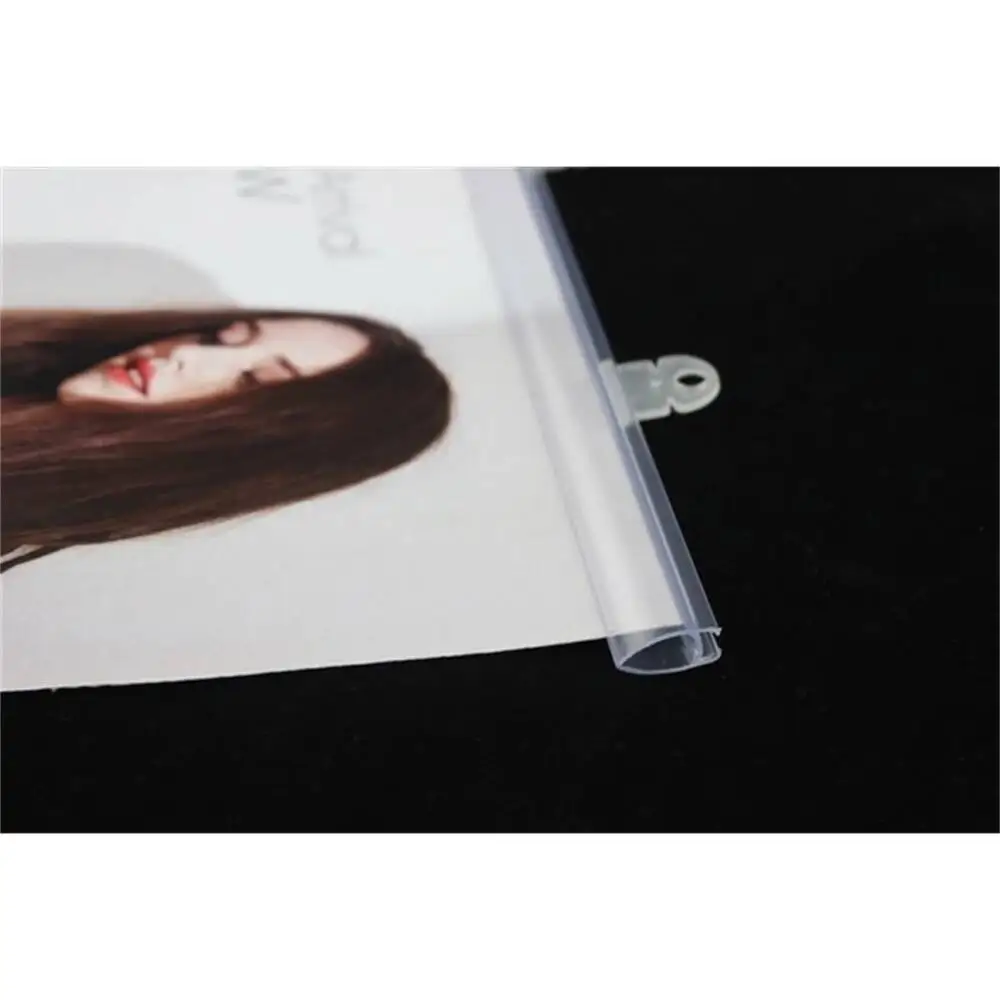 50 قطعة 60 سنتيمتر ورقة المشارك المفاجئة الإطار السكك الحديدية راية تسجيل كليب أنبوب المشارك شماعات هوك قطاع المشارك صورة اللوحة عرض المفاجئة قضيب #5