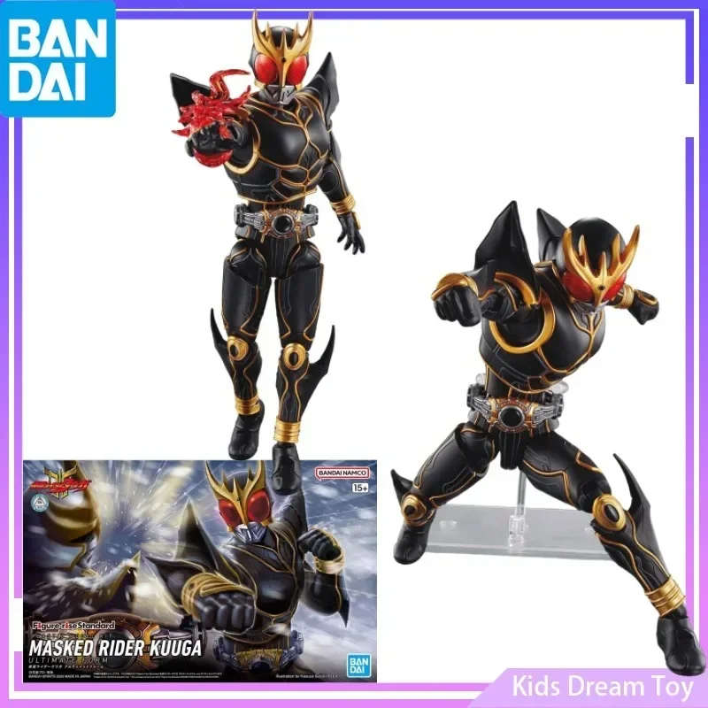 

Bandai в наличии, оригинальная фигурка, стандартная MASKED RIDER KUUGA ULTIMATE FORM, аниме, фигурки, игрушки, Коллекционная модель, подарки