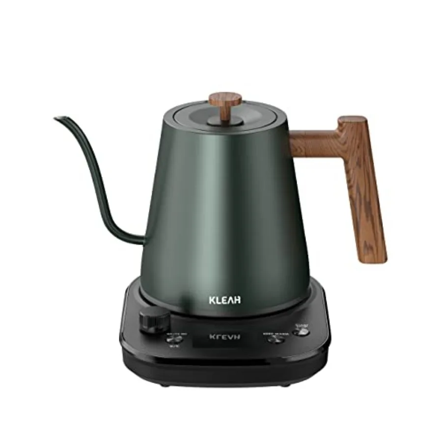 

Gooseneck Electric Kettle with Temperature Control - 0.8L Automatic Shut Off Tea and Coffee Kettle Hot Water Boiler Pour Over C