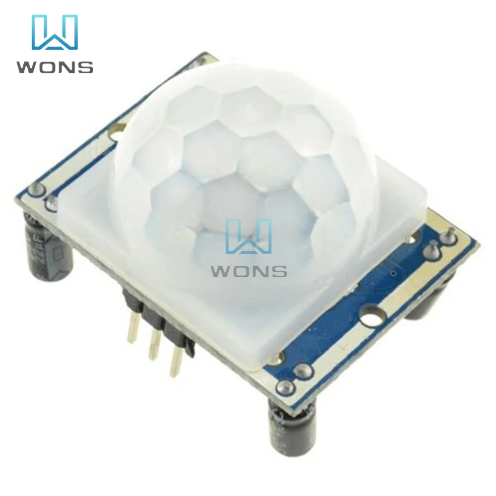 HC-SR501 HC-SR505 Adjust IR Pyroelectric Infrared PIR Module AM312 Motion Sensor Detector Module with HC-SR501 Bracket Diy