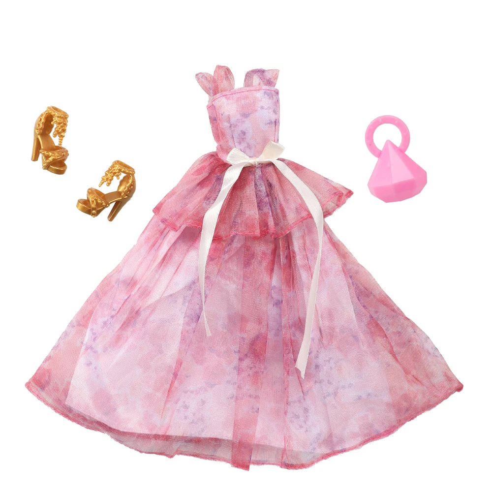 30cm 스위트 바비 프린세스 인형 장난감 패션 웨딩 드레스 + 인형 DIY 드레스업 장난감 소녀들 놀이집 장난감 1/6 액션 피규어 세트 선물