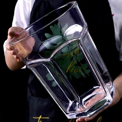 4200ML Giant Glass Cup Transparent Beer Mug Creative Large-capacity Glass Home Decoration Glass Container Birthday Gift