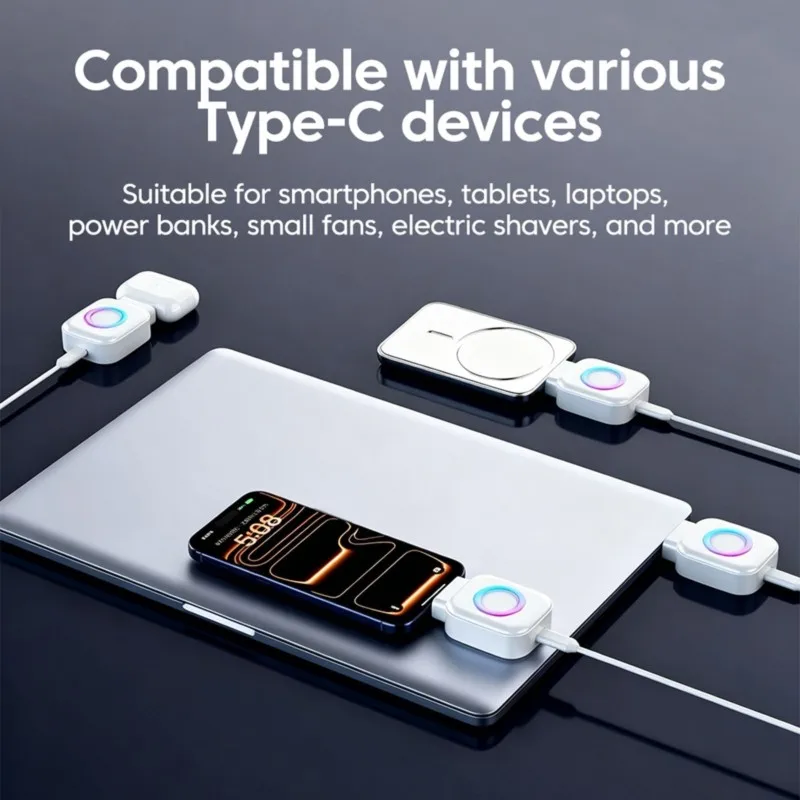 FULL-USB Charging Safety Protector Auto Stop Charging Separator AI Recognition Fully Charged Automatic Cut Off Device 2Pcs