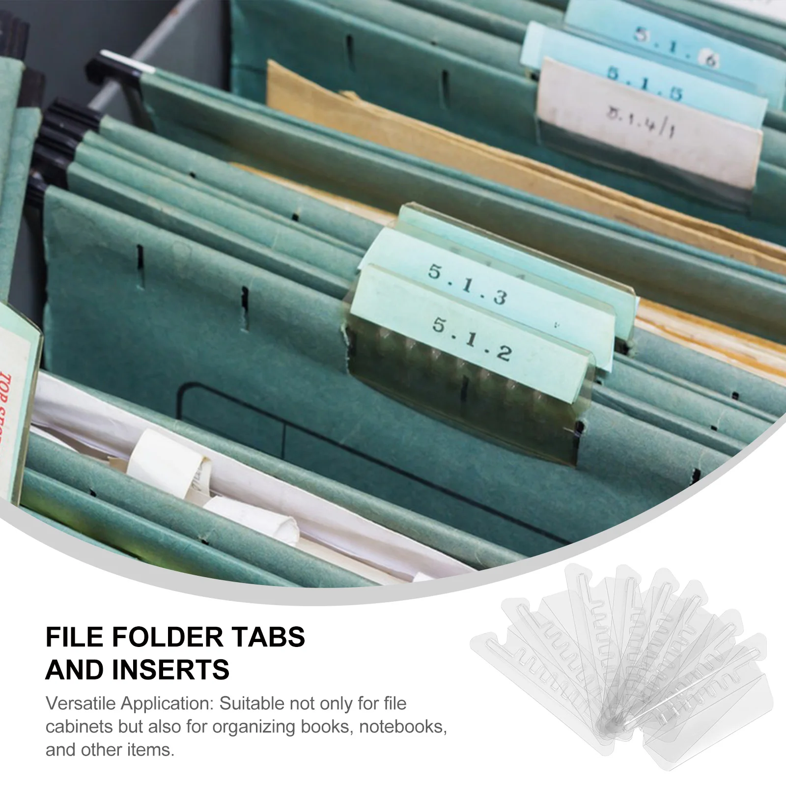

Pvc Label Holder File Folder Plastic Tabs Hanging Folders Labels Pluggable Clear