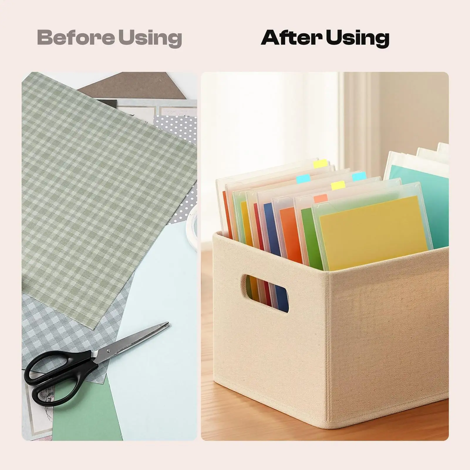 Clear Document File Folders With Adhesive Index Tabs For School_voghion.com