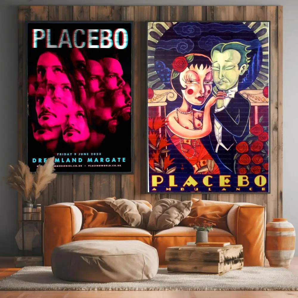 band P-Placebo-O Painting Calligraphy Artwork for Living Room Bedroom Office Home Decor