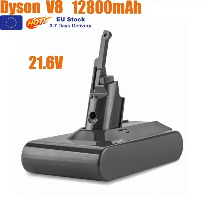 Für Dyson 12800mAh/9800mAh/12800mAh V8 21,6 Volt Lithium-Akku Staubsauger-Akku Wiederaufladbarer Elektrowerkzeug-Akku