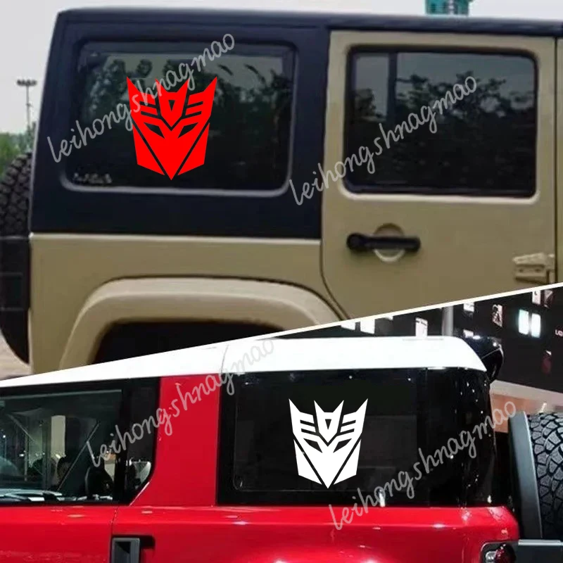 Whl # المحولات ملصق سيارة ملصق النمذجة عاكس سيارة الزجاج الأمامي الخلفي دراجة نارية محمول الديكور