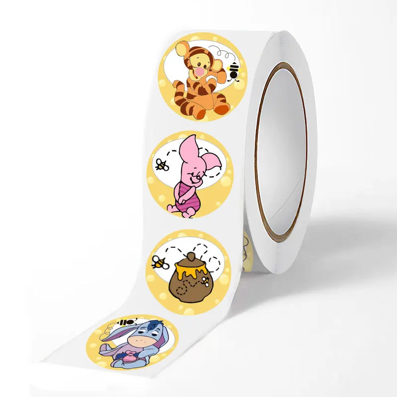 500pcs Cute Things Winnie Bear Cute Things Cartoon Graffiti Stickers DIY Phone Guitar Laptop Notebook Suitcase Waterproof Gifts