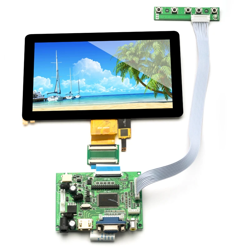 

7-Inch 1024*600 IPS TFT LCD Module with Capacitive Touch Screen