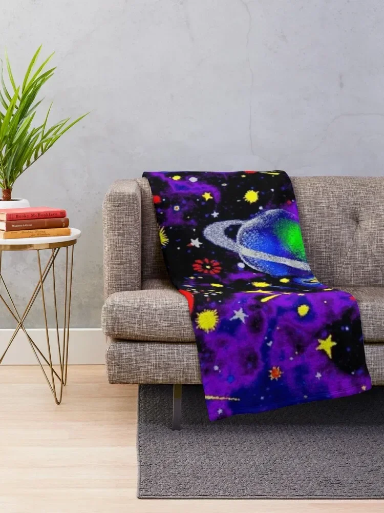 Glow in the Dark Throw Blanket Kid'S Blankets For Bed Heavy Stuffeds Blankets