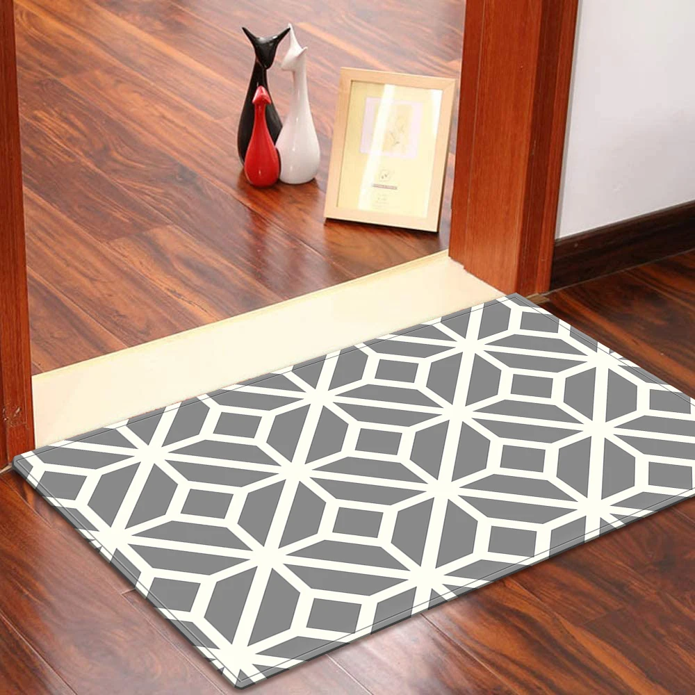 VIKAMA Washable Non-Slip Laundry Room Decoration Mat Entry Door Rug Home Carpet For LivingRoom Bedroom Kitchen Corridor