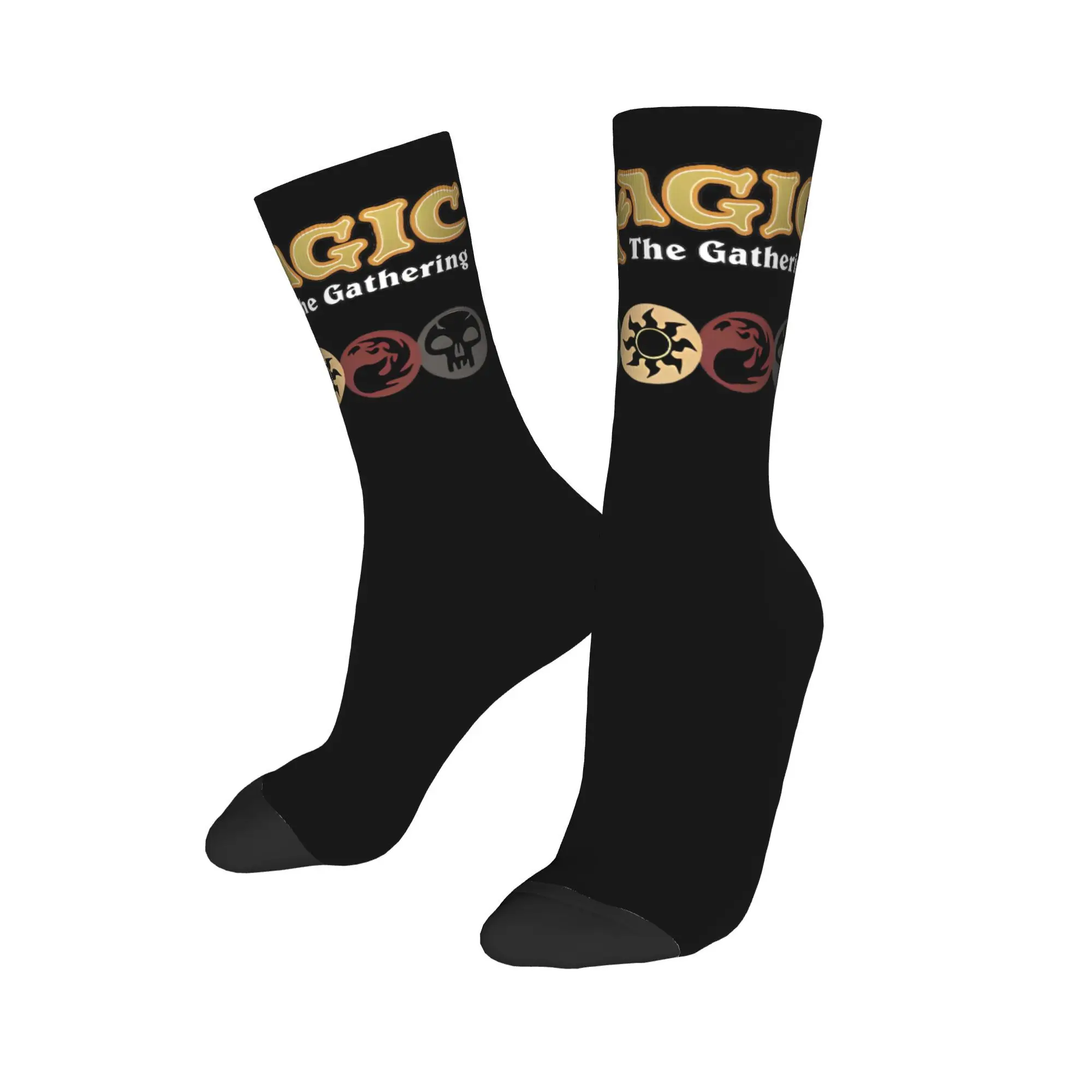 Magic Games Gathering MTG Sock Fashion Men's Socks Novelty Polyester Card Sport Women's Spring Summer Autumn Winter Stockings