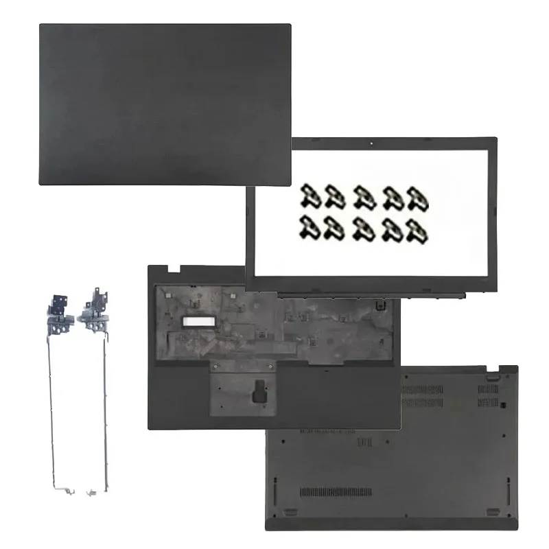

New For Thinkpad L580 L590 Laptop LCD Back Cover Front Bezel Hinges Palmrest Bottom Case Hinge L580 15.6 "