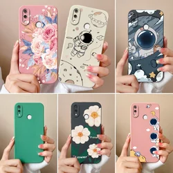 Case For Huawei Y9S Y9 Prime Y9A Cute Pilot Soft Liquid Silicone Camera Lens Protection Back Cover For Huawei Y9 Prime 2019 Capa