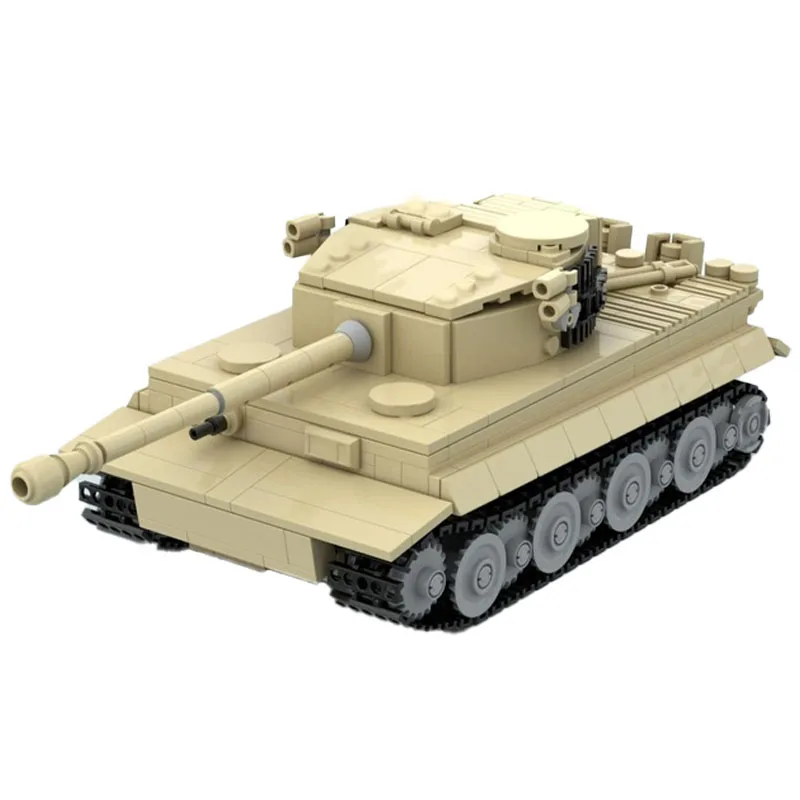 MOC-200439 Building Block Heavy Tank 1:35 Model Ornament 874 Pieces Children's Educational Birthday Christmas New Year Toy Gift