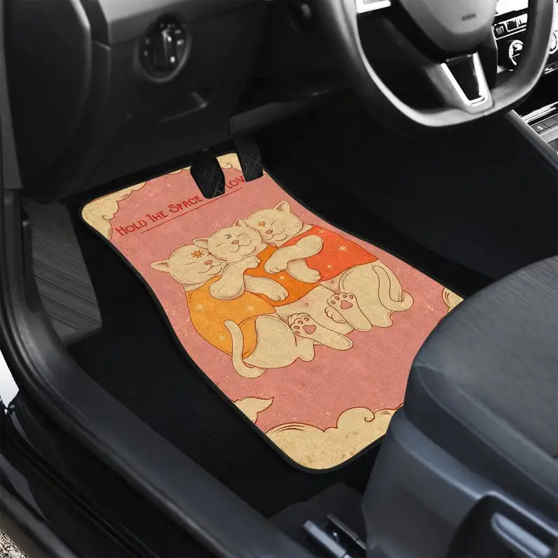 Hold The Space For Love Cat Car Mat, Celestial Floor Car Mat, Car Mat For Women, Car Mat Cute, Car Accessories, Car Lover, Tarot