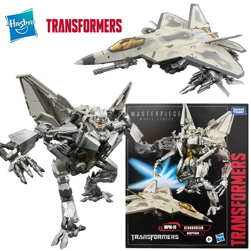 Hasbro Takara Tomy Transformers Masterpiece MPM-10 Starscream 18Cm Anime Original Action Figure Model Toy Gift Collection