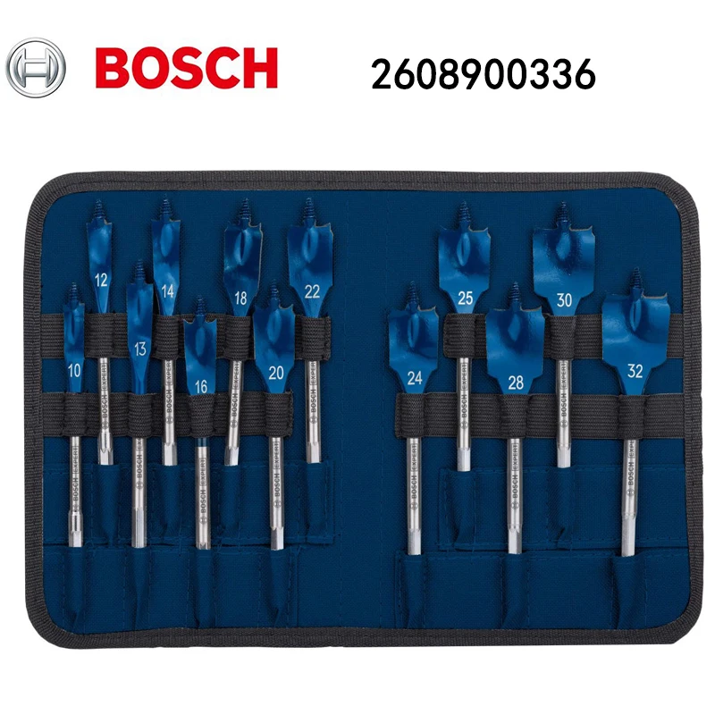 

Bosch 2608900336 Expert SelfCut Speed Flat Bit Set with Hex Shank 13 pcs