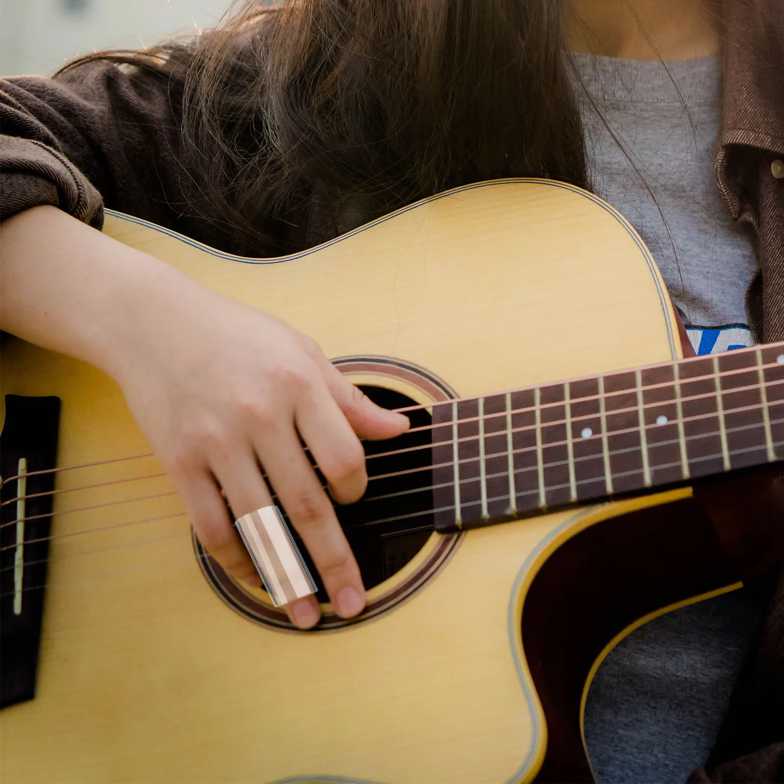 

3pcs Guitar Finger Cots Protectors Glass Accesories Beginners Pick Cover Cap Sweat Durable Practical Musical