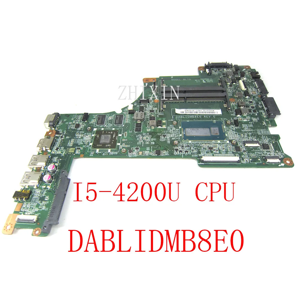 

yourui For Toshiba Satellite L50-B L50 Laptop Motherboard with i5-4200U CPU DABLIDMB8E0 A000296190 Fully Tested