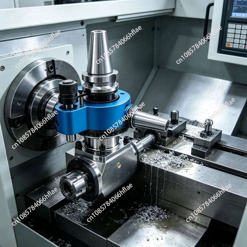 360° Rotatable 90 Degree Right Angle Milling Head, BT30 BT40 BT50 Series Precision CNC Angle Tool Holder