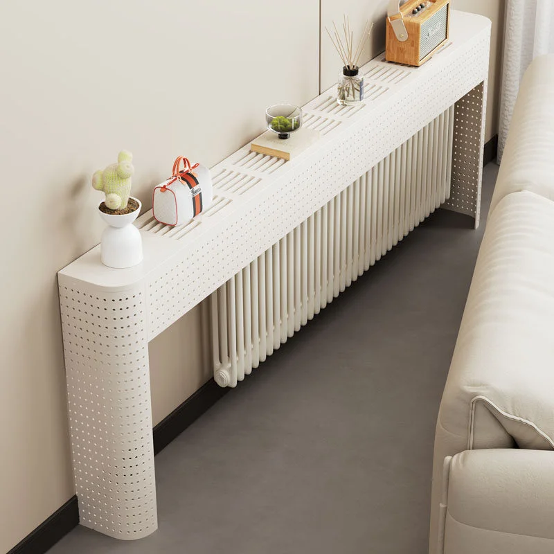 Radiator Cover Console Table – Narrow Storage Side Stand, Easy-Clean Modern, High-Efficiency Heat Dissipation for Small Spaces