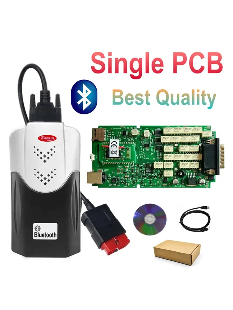 Beste Single Board Bluetooth 100% Nieuwe Relais 2021.11 met Keygen Tnesf Delphis Orpdc Auto Vrachtwagen obd obd2 Scanner Diagnostische Hulpmiddelen - afbeelding 2