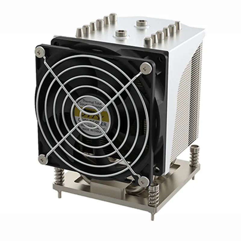 Imagem -04 - Coolserver-cpu Ventilador Refrigerador do Servidor Ventilador de Refrigeração Ativo para Intel Lga 1700 Lga3647 Radiador Silencioso 4pin Heatpipe Dissipador de Calor 280w R96