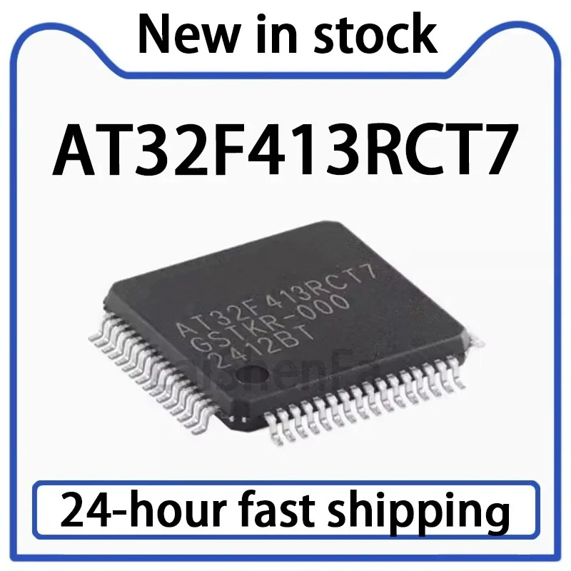 1PCS AT32F413RCT7 LQFP-64 32-bit Microcontroller MCU in Stock