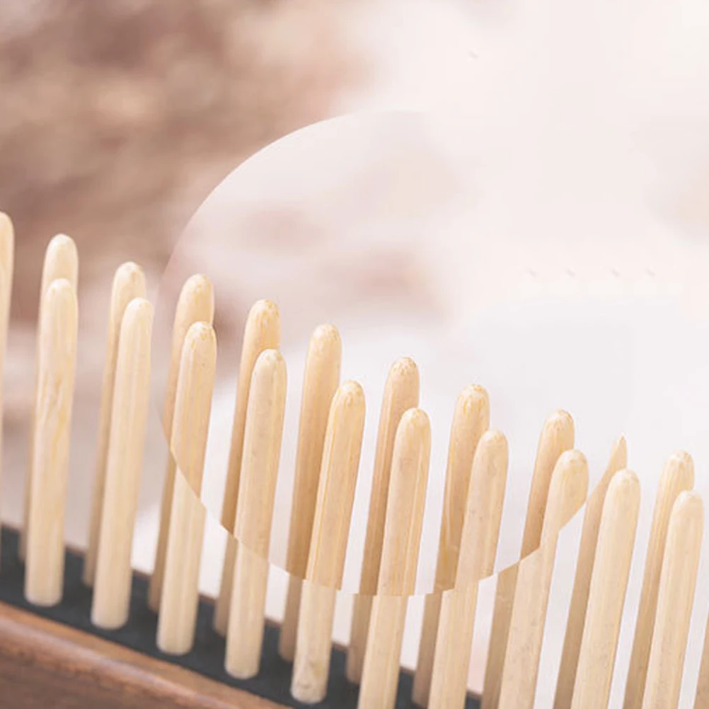 

Hair Comb Sandalwood Combs for Stylist Practical Wide Tooth Pocket Men Green